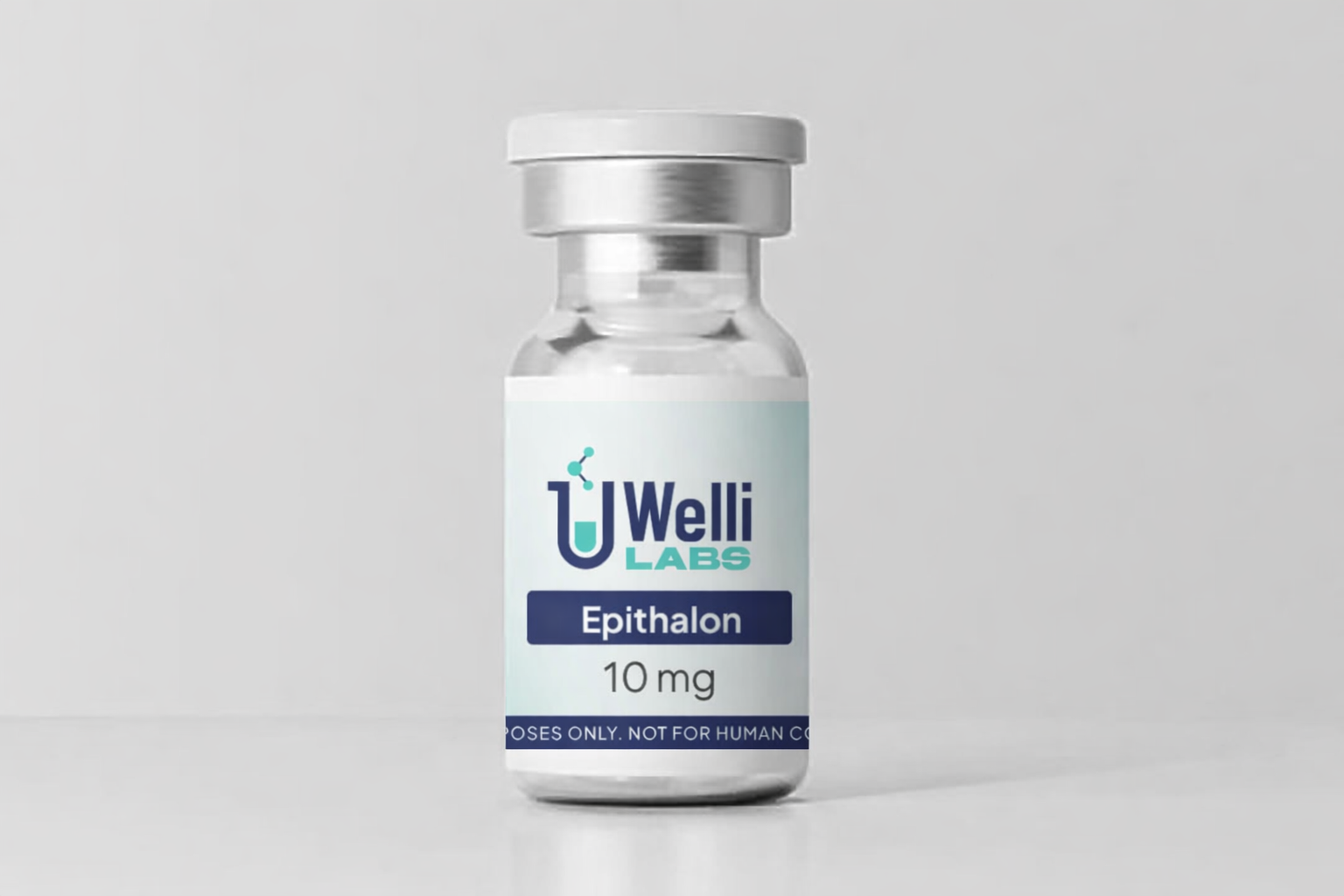 Epithalon vial with Welli Labs branding